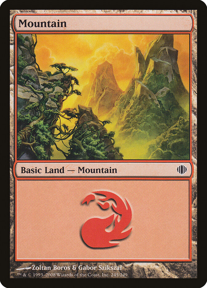 Mountain card front