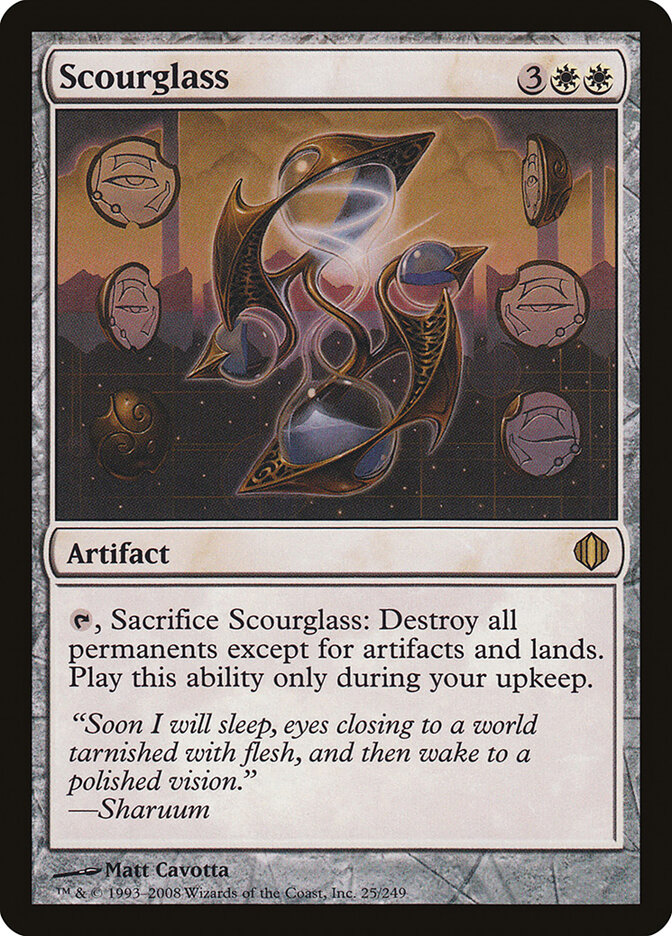 Scourglass card front