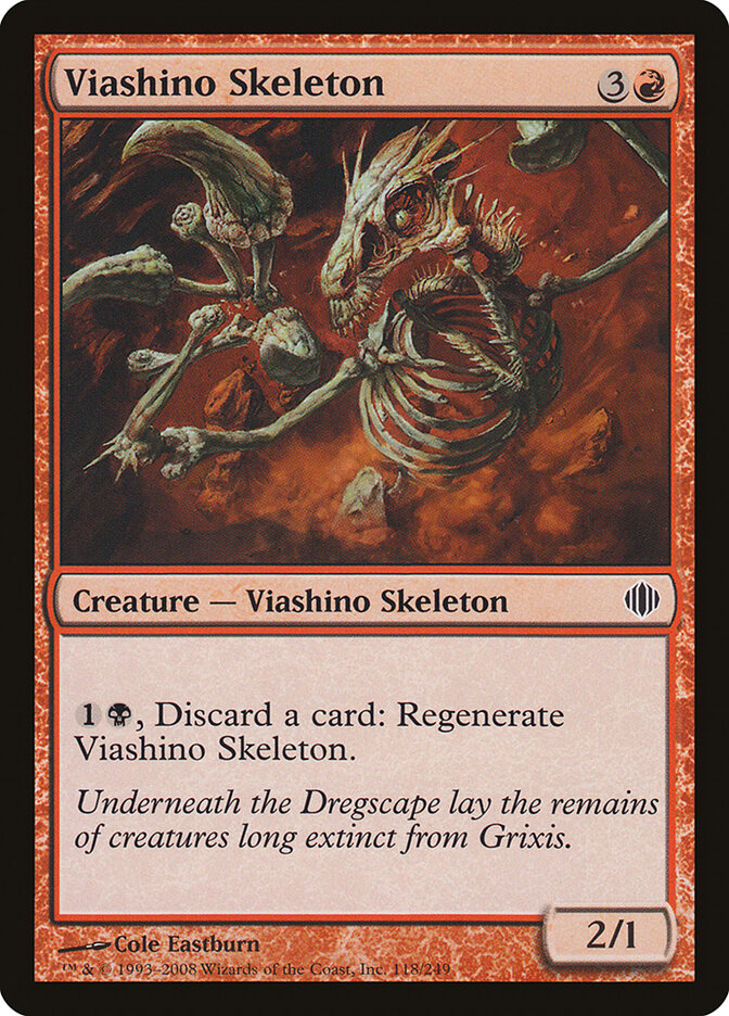 Viashino Skeleton card front