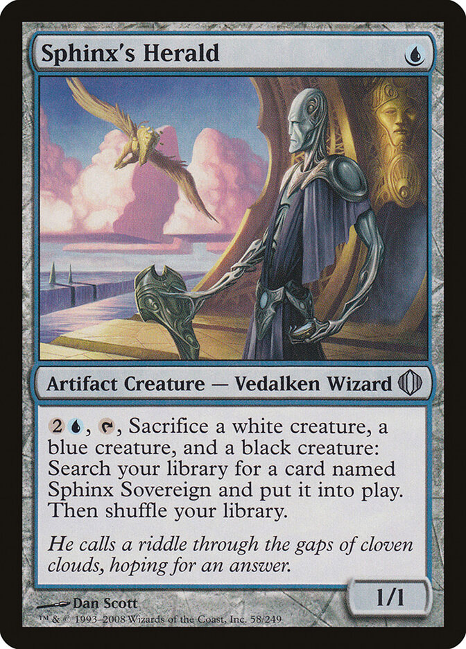 Sphinx's Herald card front