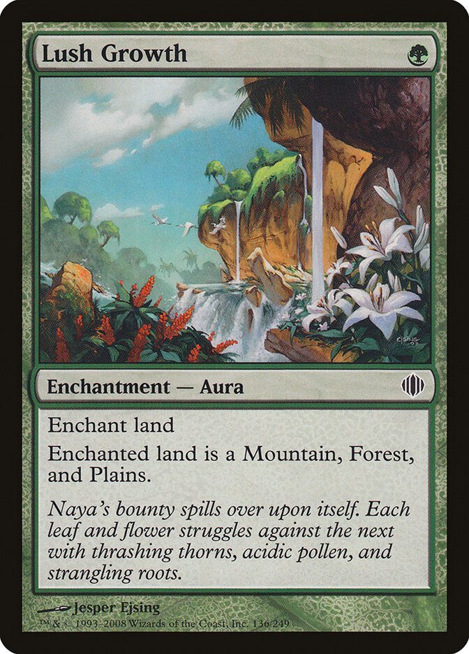 Lush Growth card front