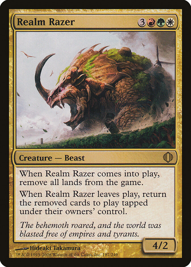 Realm Razer card front