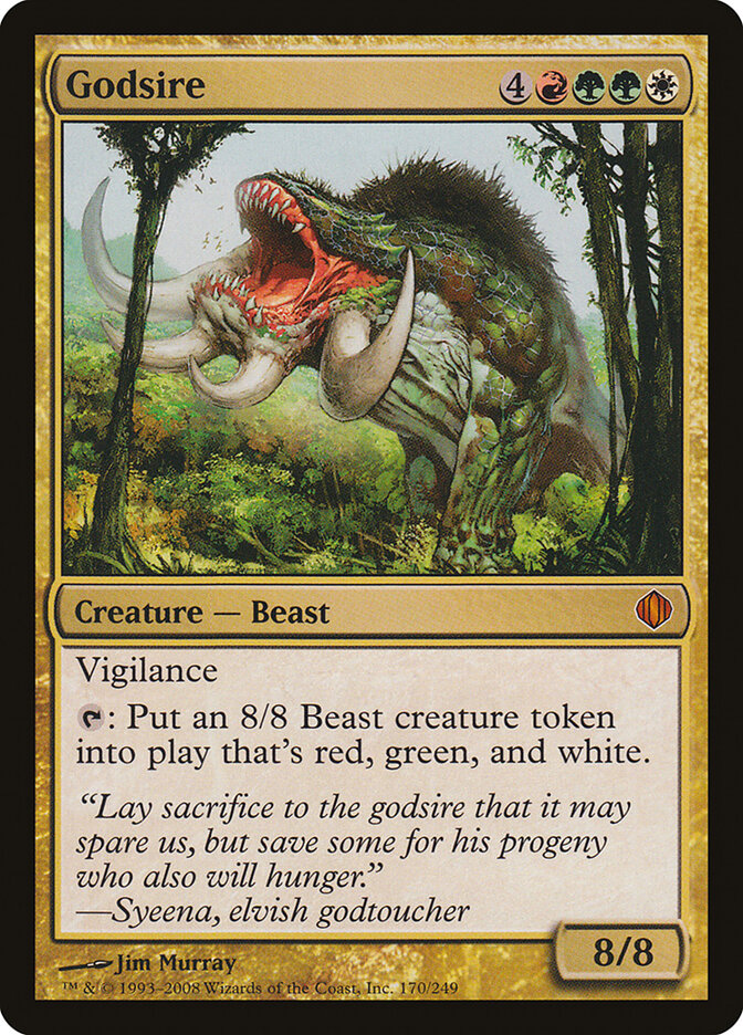 Godsire card front