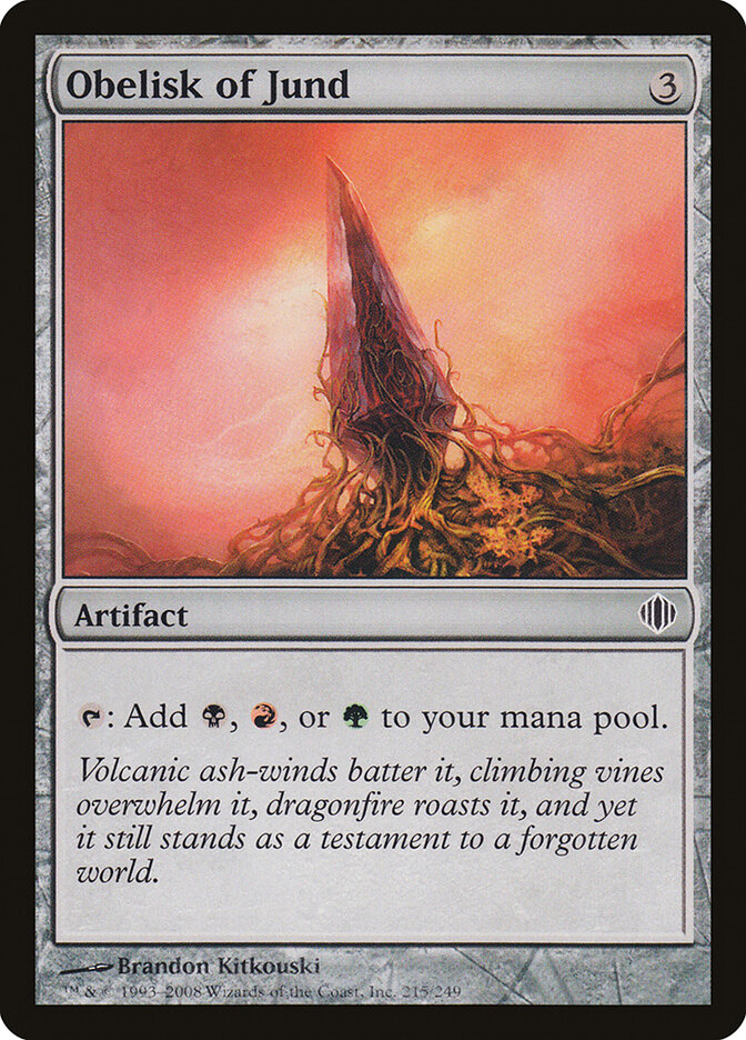 Obelisk of Jund card front