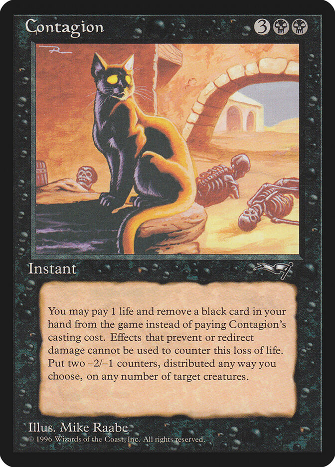 Contagion card front