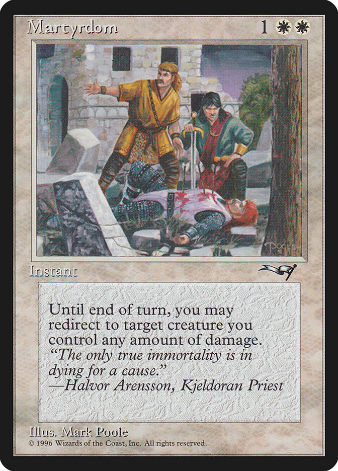 Martyrdom card front