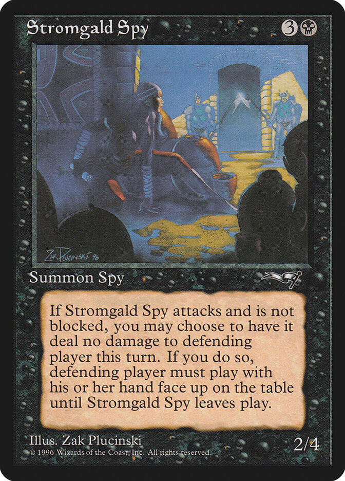 Stromgald Spy card front