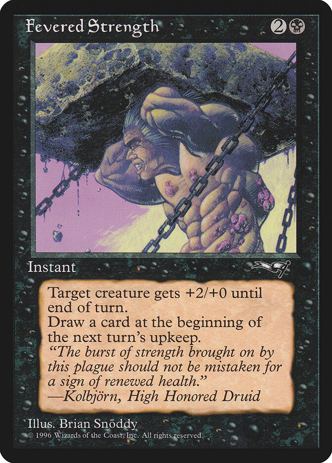 Fevered Strength card front
