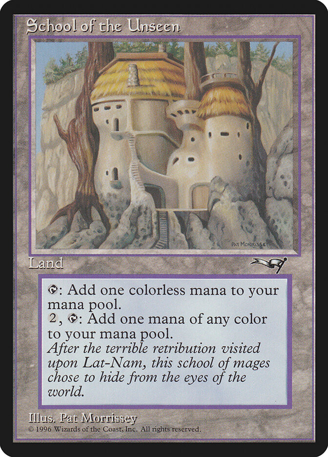 School of the Unseen card front