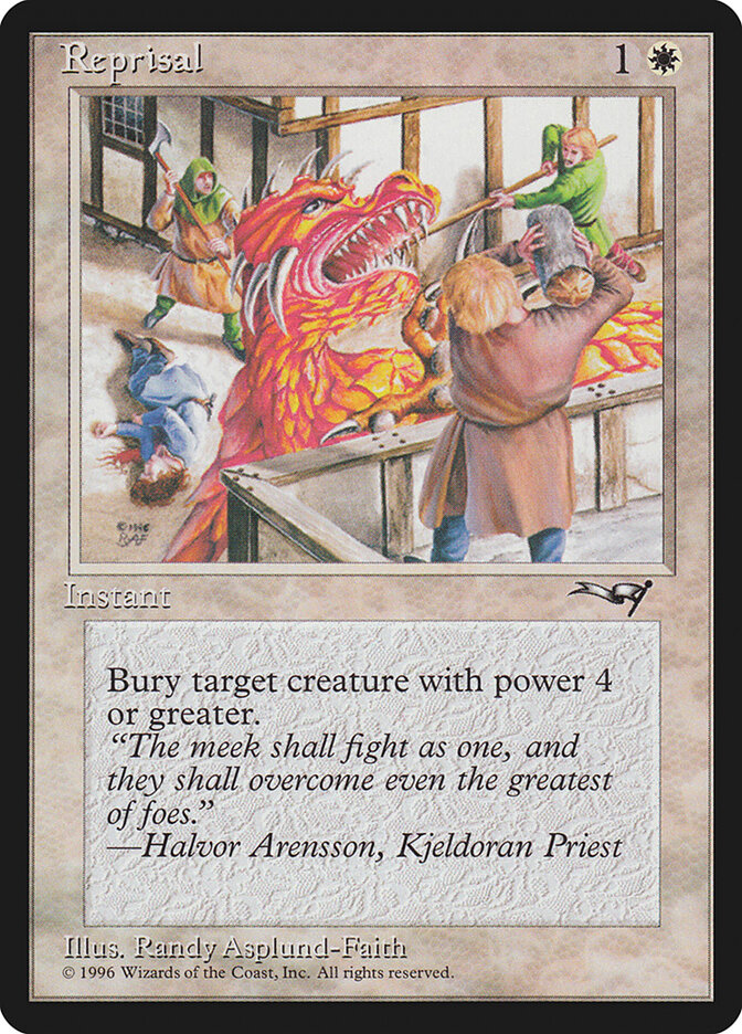 Reprisal card front