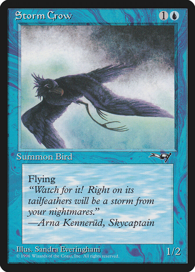 Storm Crow card front