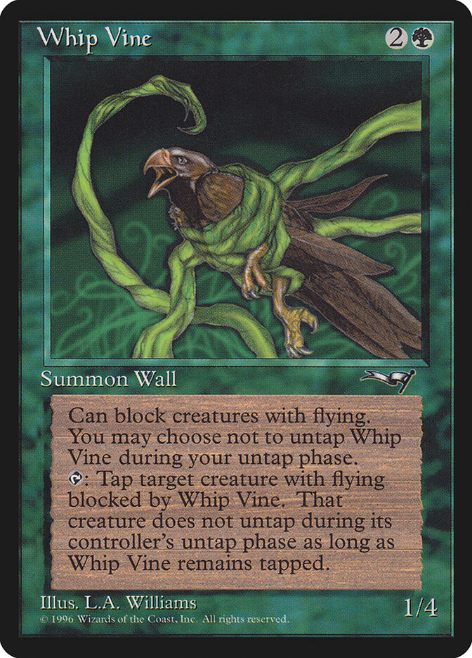 Whip Vine card front