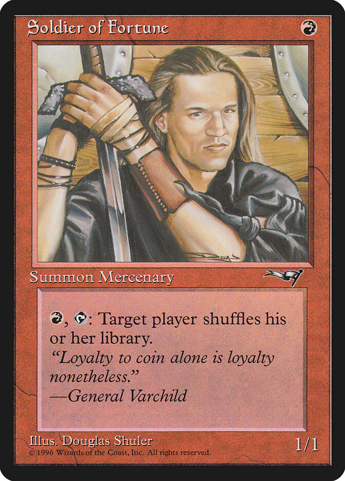 Soldier of Fortune card front