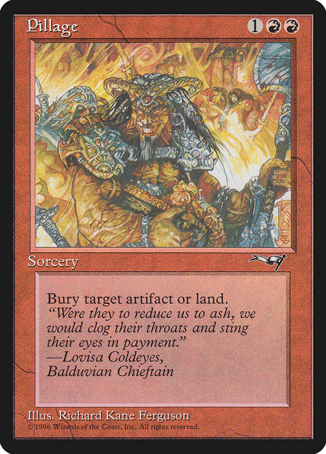 Pillage card front
