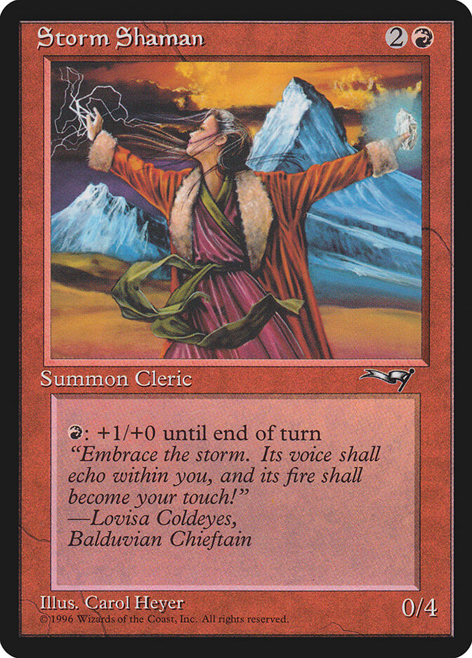 Storm Shaman card front