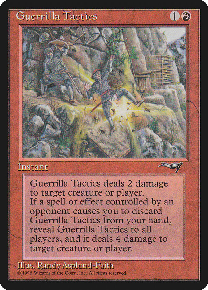 Guerrilla Tactics card front
