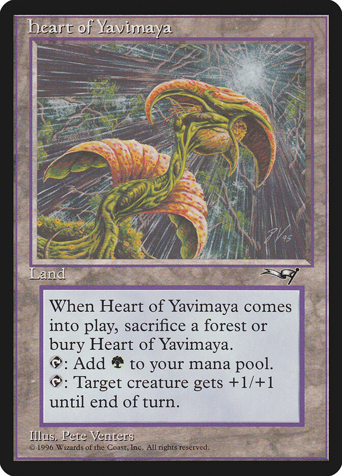 Heart of Yavimaya card front