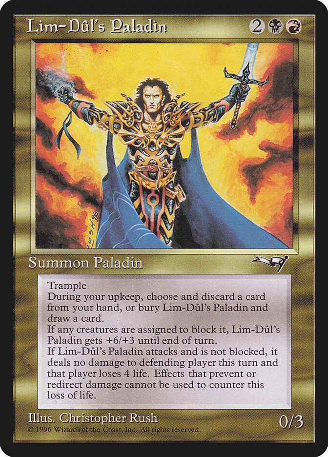 Lim-Dûl's Paladin card front
