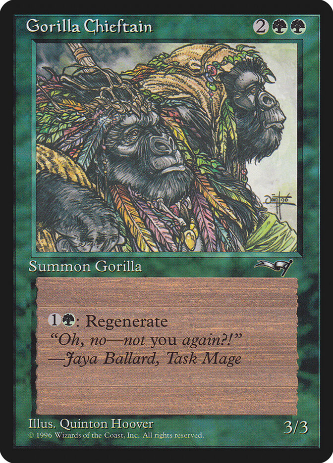 Gorilla Chieftain card front
