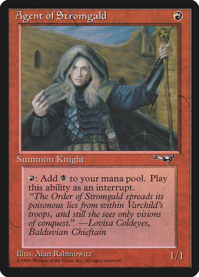 Agent of Stromgald card front