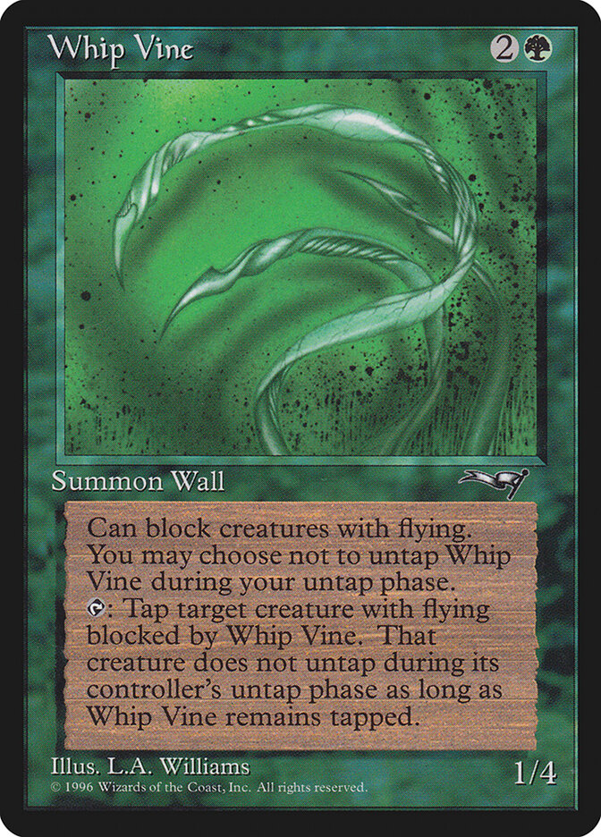 Whip Vine card front