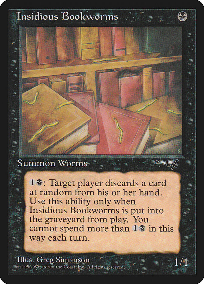 Insidious Bookworms card front