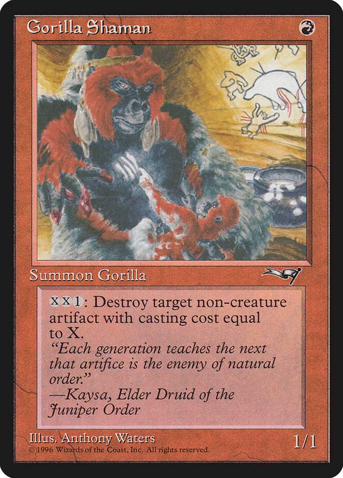 Gorilla Shaman card front