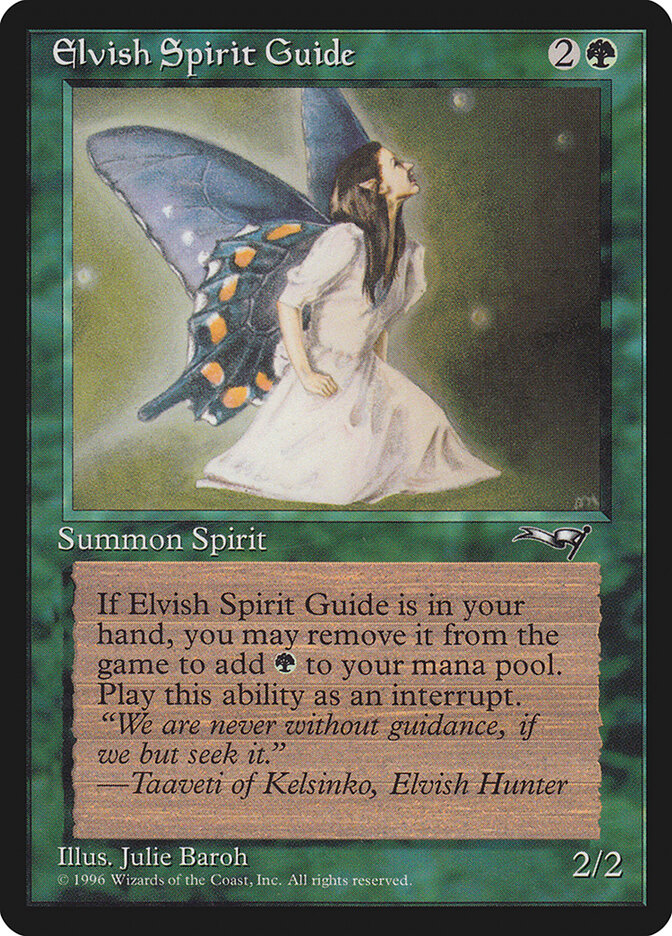 Elvish Spirit Guide card front