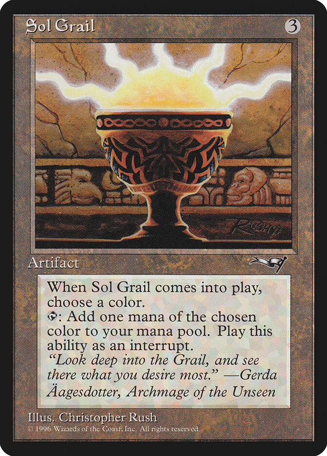 Sol Grail card front