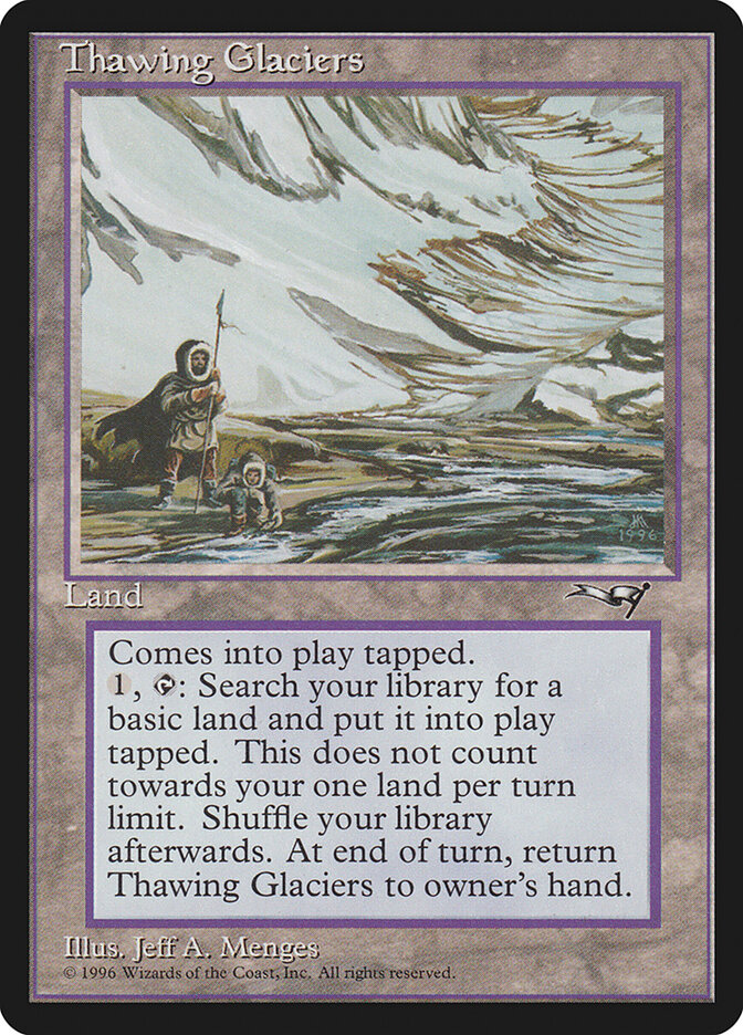 Thawing Glaciers card front