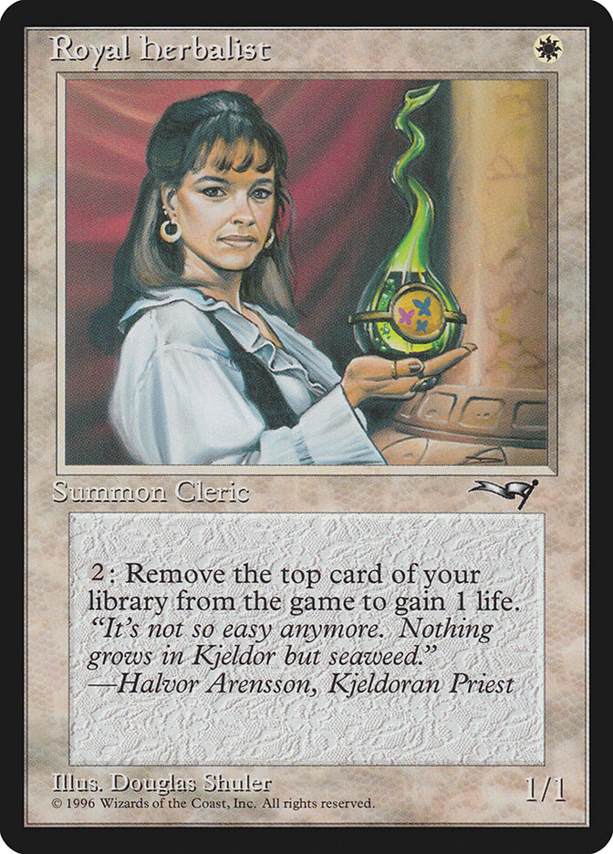 Royal Herbalist card front