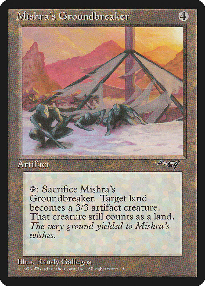 Mishra's Groundbreaker card front