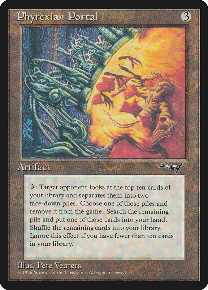 Phyrexian Portal card front