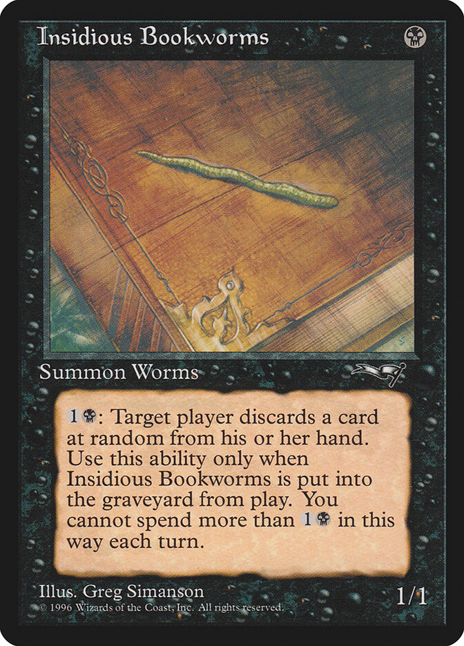 Insidious Bookworms card front