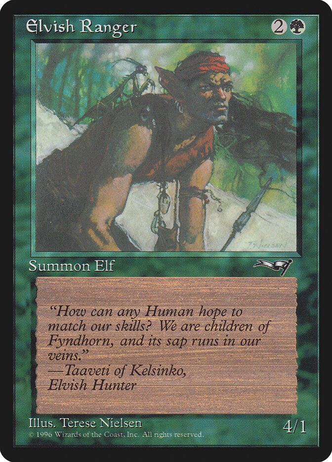 Elvish Ranger card front