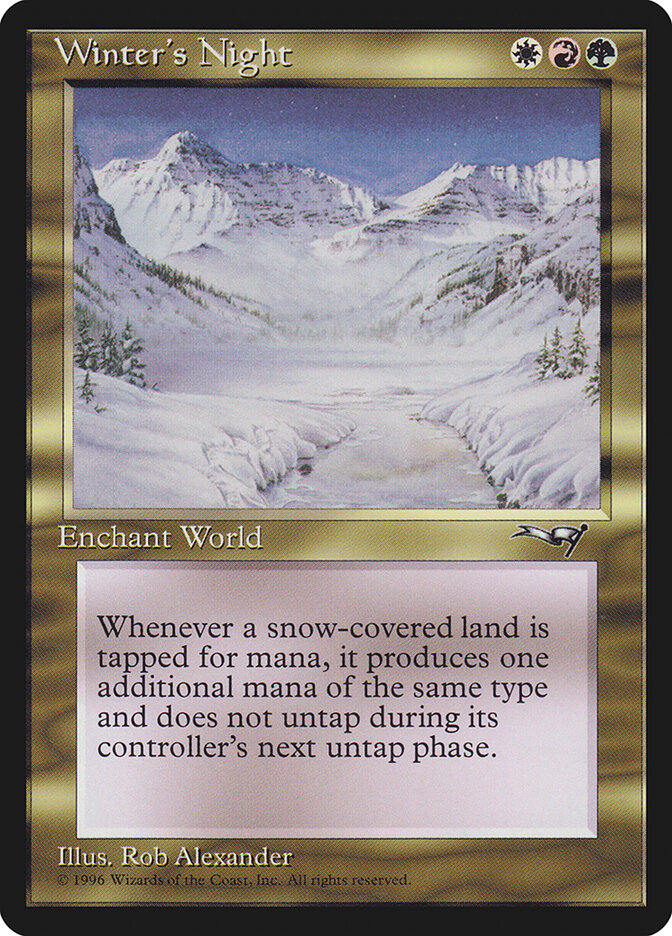 Winter's Night card front