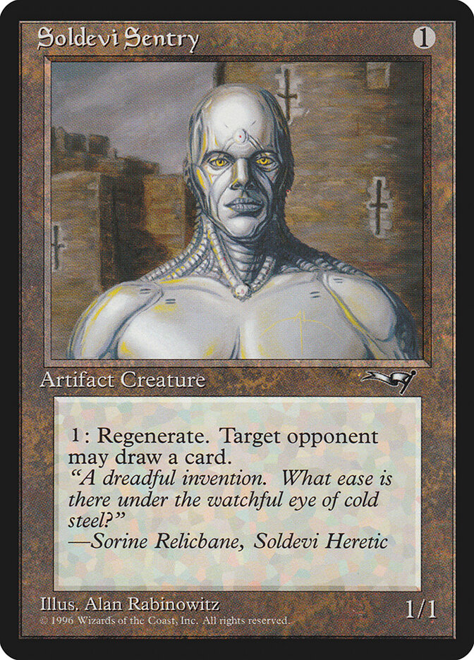 Soldevi Sentry card front