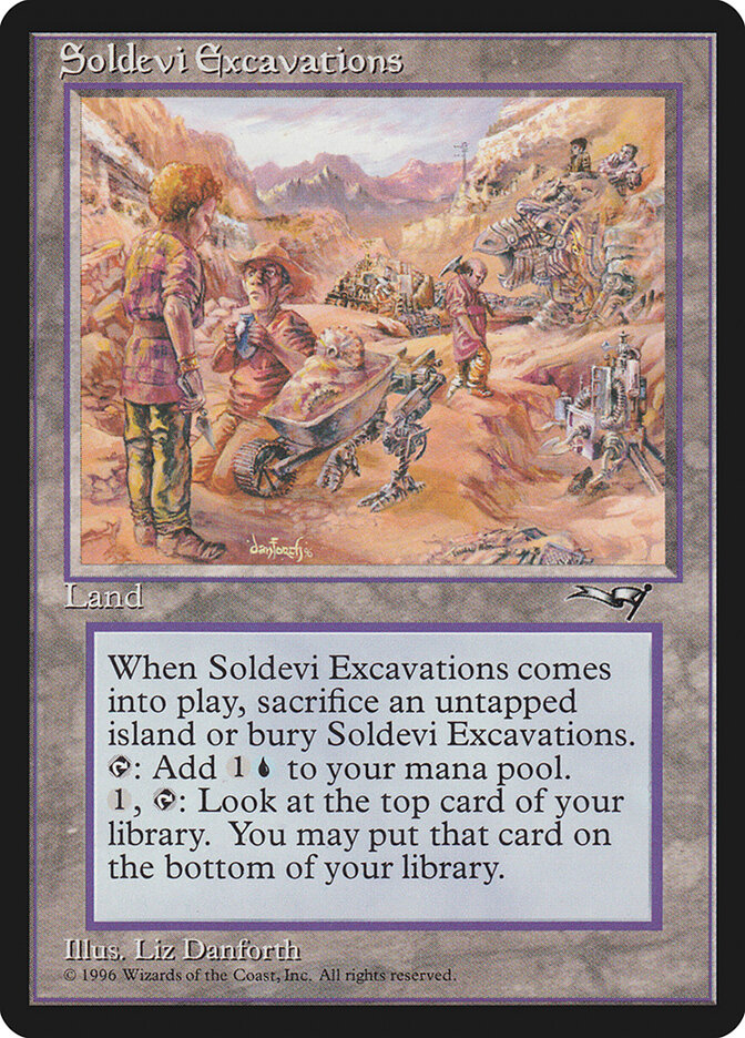 Soldevi Excavations card front