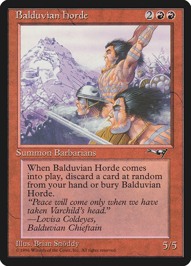 Balduvian Horde card front