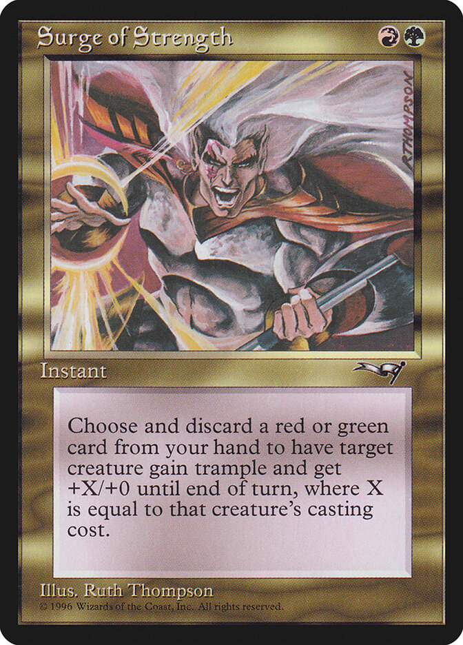 Surge of Strength card front