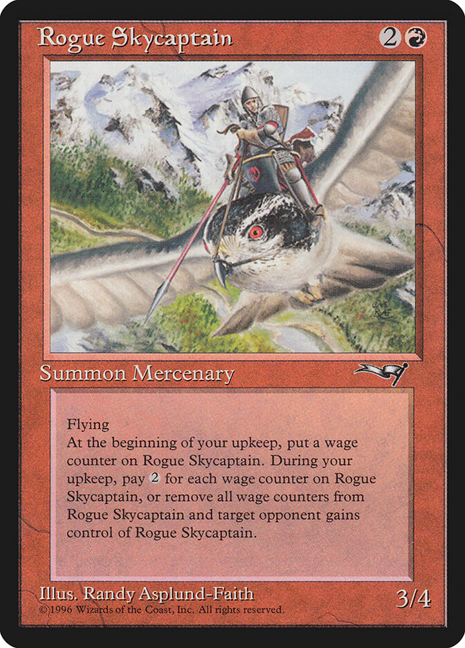 Rogue Skycaptain card front