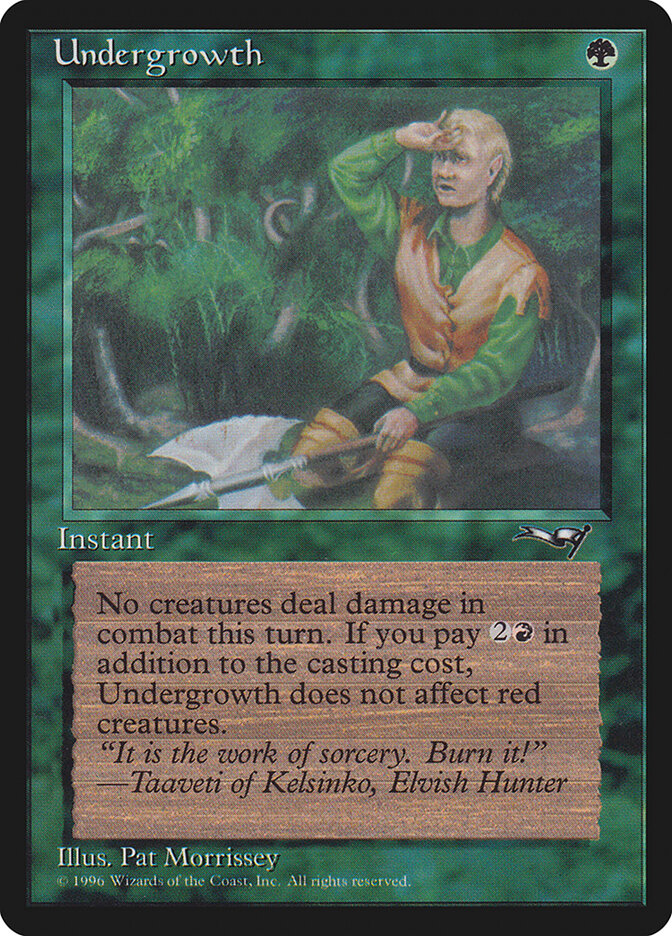 Undergrowth card front
