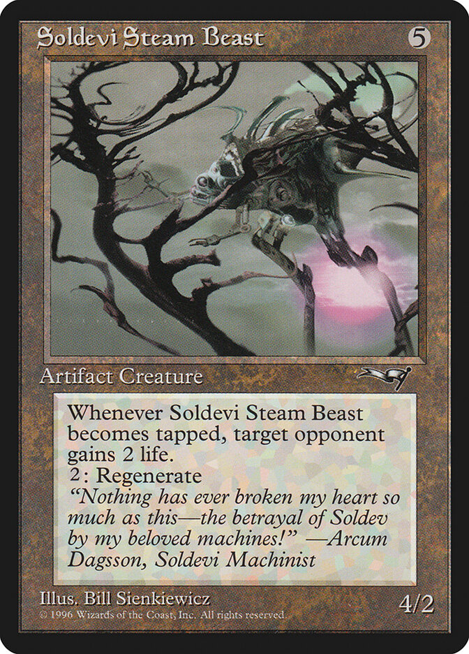 Soldevi Steam Beast card front