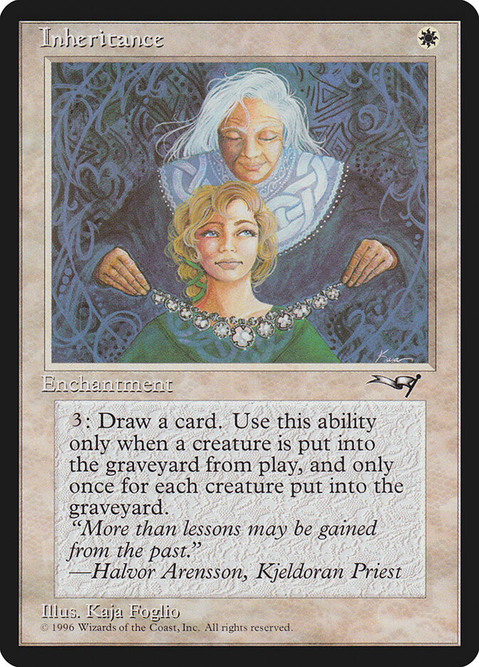 Inheritance card front