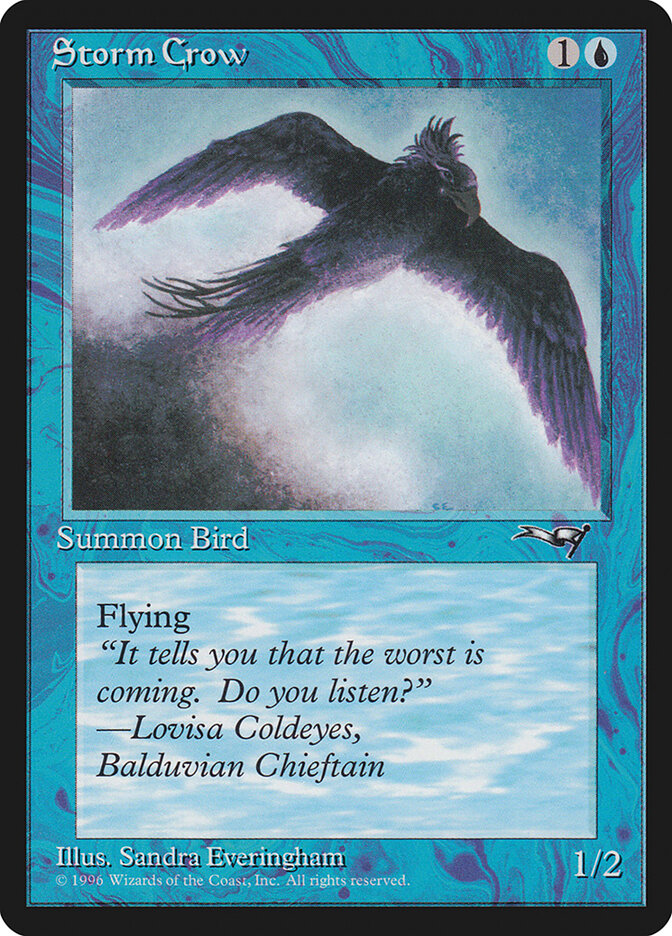 Storm Crow card front