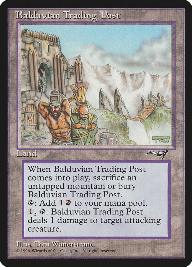 Balduvian Trading Post card front