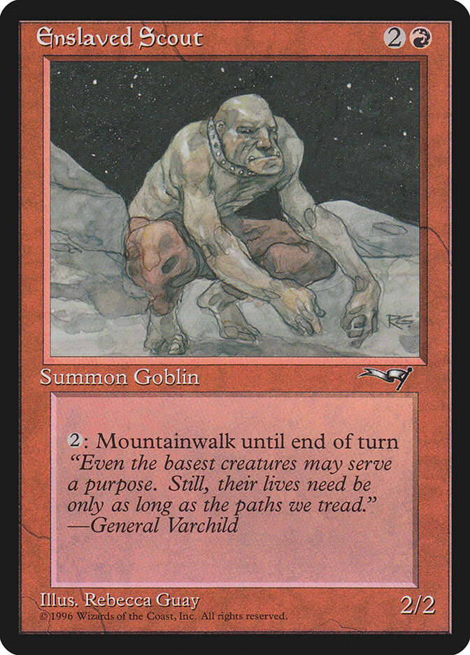 Enslaved Scout card front