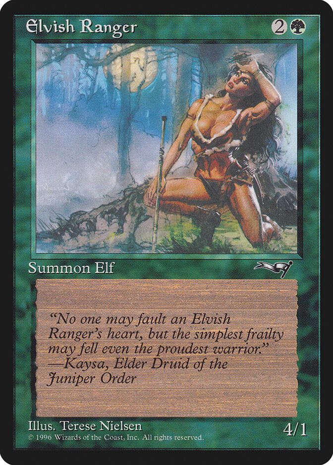 Elvish Ranger card front
