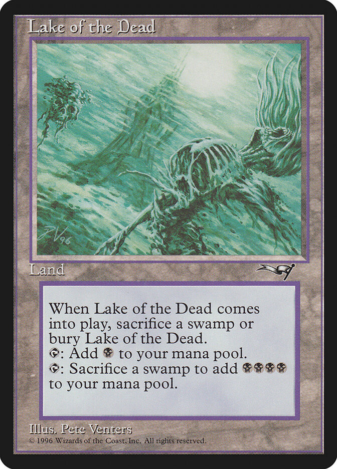 Lake of the Dead card front