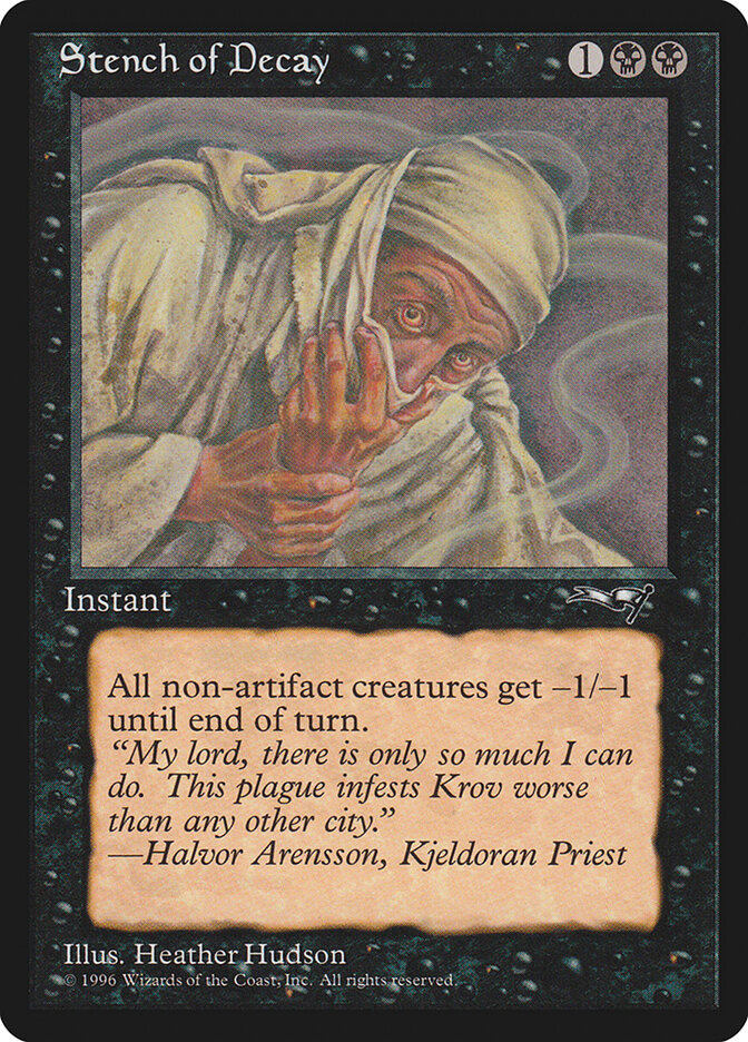 Stench of Decay card front
